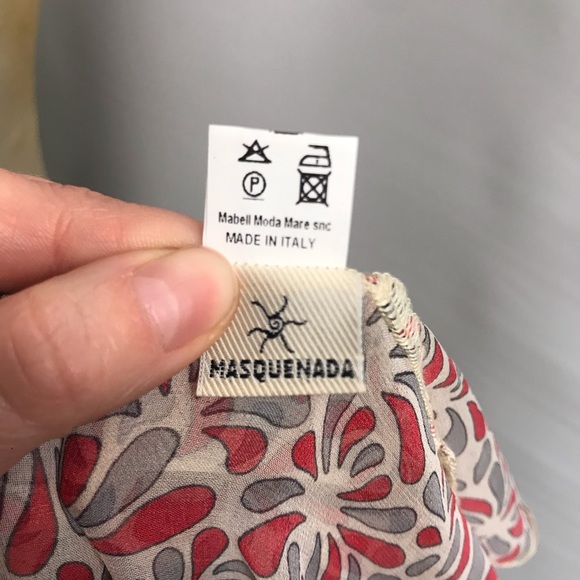 ❗️SOLD❗️ Masquenada, Silk Beach Coverup, XS - Picture 6 of 6